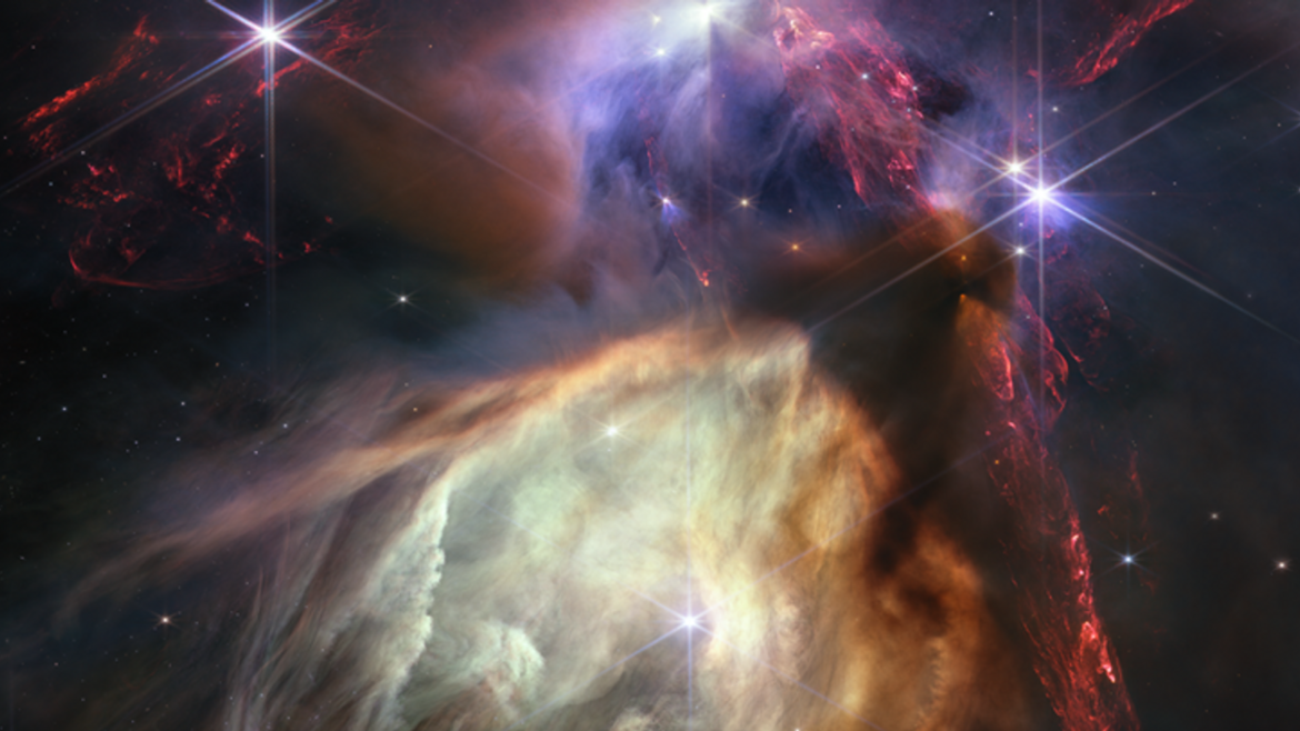 Dramatic new image from Webb Space Telescope reveals moment baby stars are born