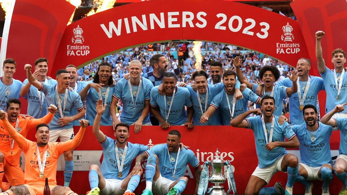 Man City beat Man Utd to win FA Cup and remain on course for Treble