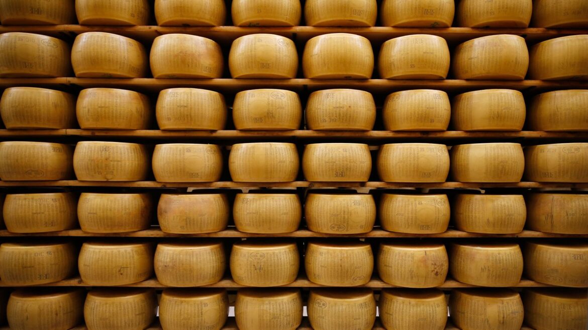 Man crushed to death under thousands of wheels of hard cheese