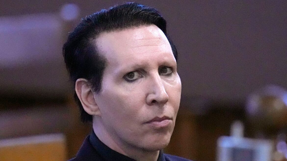 Marilyn Manson fined after blowing nose on camera operator in 2019