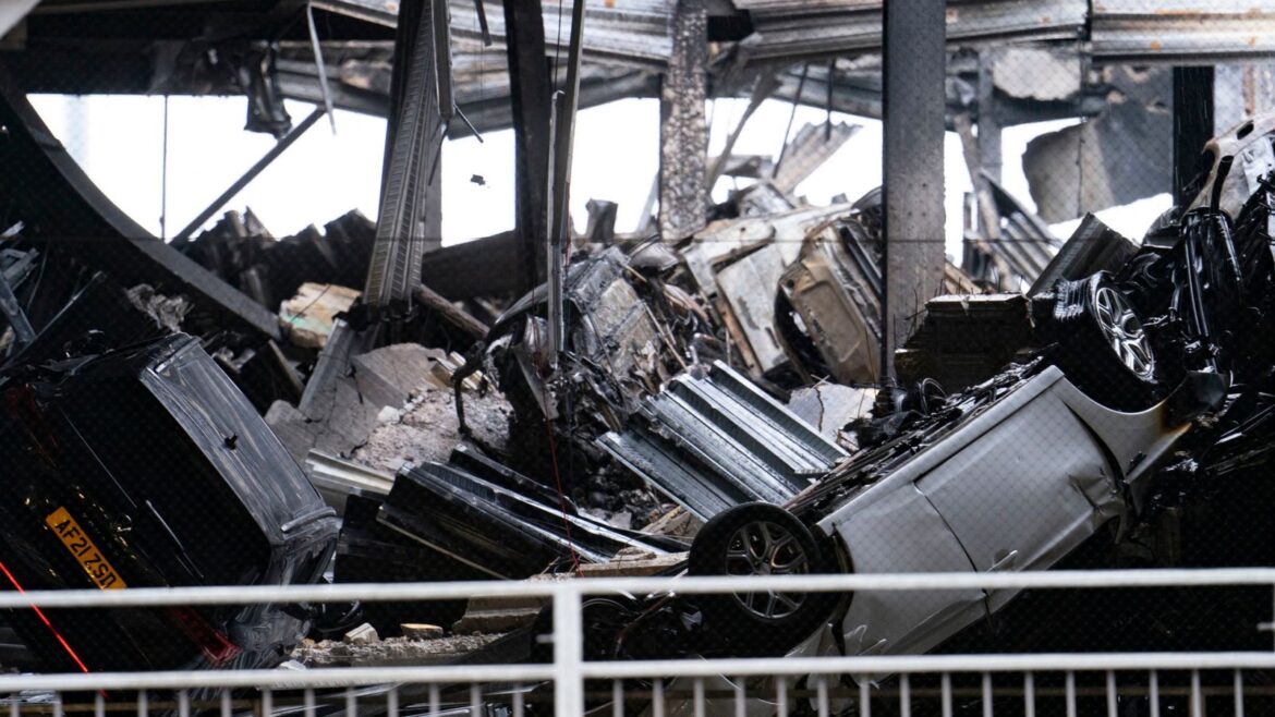 Holidaymakers ‘left in limbo’ after Luton Airport car park fire