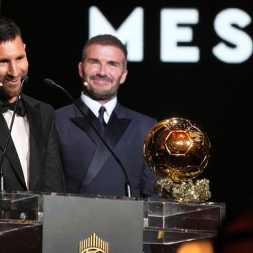 Lionel Messi wins record eighth Ballon d’Or -21 award