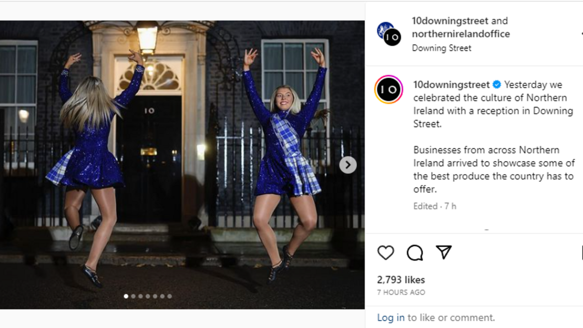 No 10 makes ‘unfortunate mistake’ on Instagram post celebrating Northern Ireland
