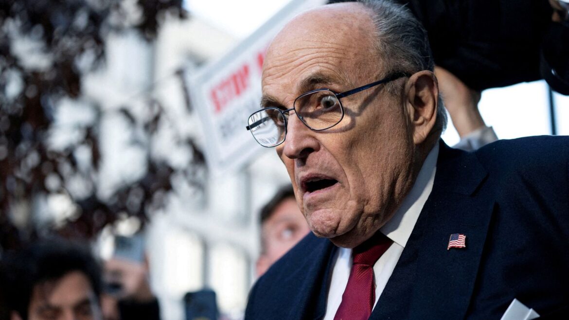 Rudy Giuliani files for bankruptcy days after court orders him to pay nearly $150m